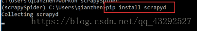  用pip 命令pip  install  scrapyd包在這裡插入圖片描述