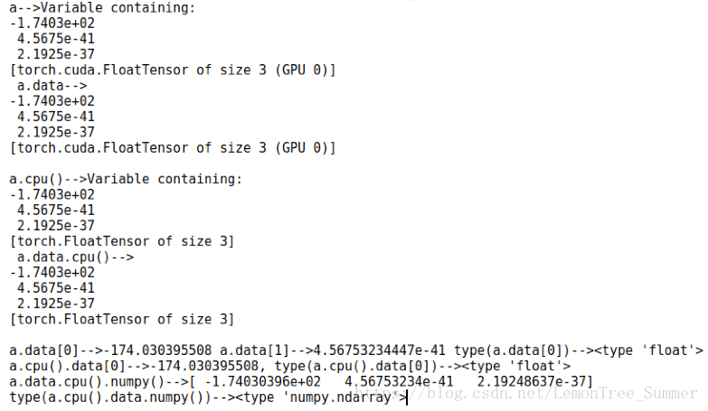 关于.data和.cpu().data的各种操作-CSDN博客