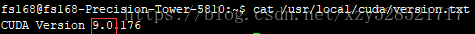 cuda 版本 cat /usr/local/cuda/version.txt