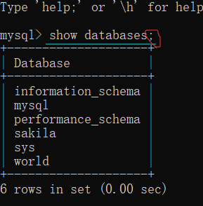 MySQL数据库建立数据库和表（命令行方式）