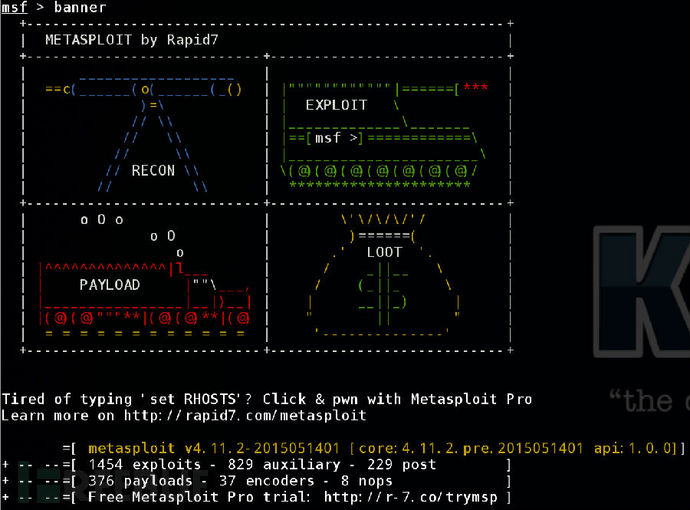 metasploit指令_msfconsole下载