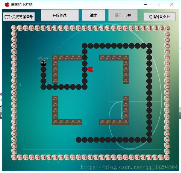 基于QT5.4的C++贪吃蛇小游戏