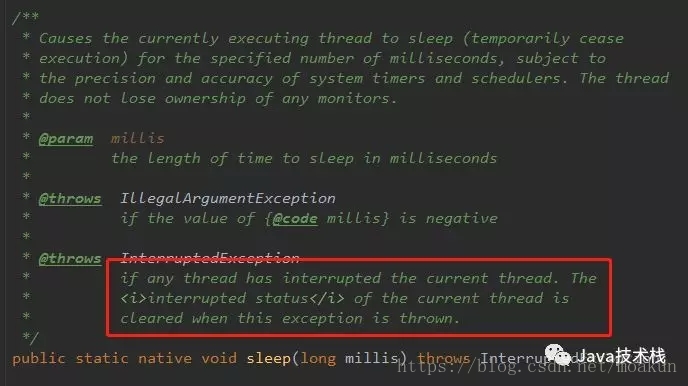 一文搞懂 Java 线程中断