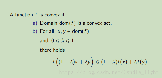 凸函数定义