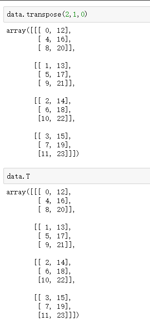 [Python3]Numpy数组转置的三种方法T、transpose、swapaxes「建议收藏」