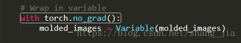 volatile was removed and now has no effect. Use `with torch.no_grad():` instead.