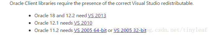 64-bit Oracle Client library cannot be loaded: The specified module could not be found 可能的解决方法之一