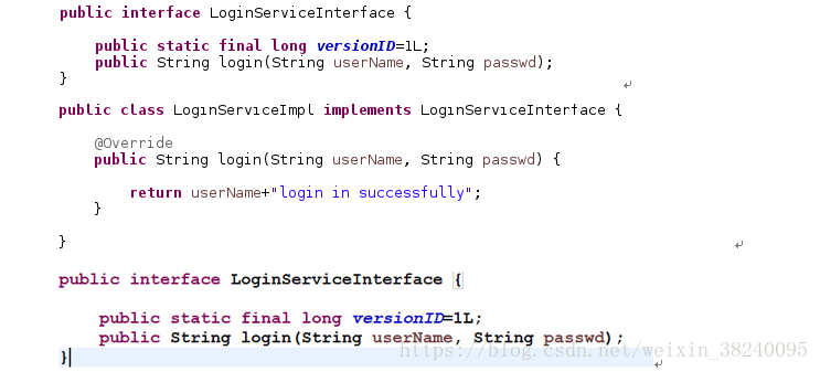Interface&Inplements Server
