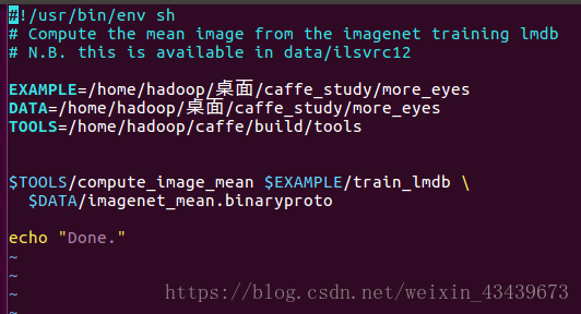 製作lmdb資料集的圖片均值指令碼