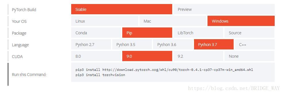 例如我的電腦Windows系統，安裝了python3.7，支援CUDA9.0