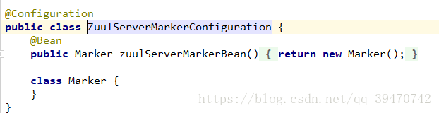 ZuulServerMarkerConfiguration