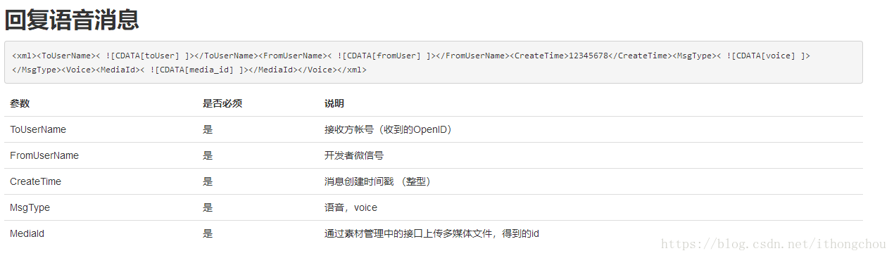 微信公众号语音信息自动回复语音信息