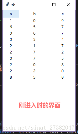 python ttk Treeview的插入、清空、各种点击事件、获取条目值、标题单击排序_tkinter treeview insert ...