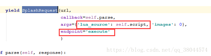 Endpoint，預設設定的是render.html，如果訪問返回的資料是json，就可以改成render.json.若使用自己寫的指令碼人，就需要改成execute