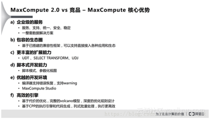 MaxCompute2.0新功能介绍