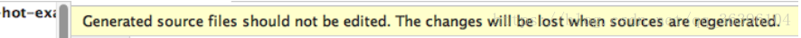 [Css 修改后   Google浏览器上无效果]  文件上有：Generated source files should not be edited 的警告